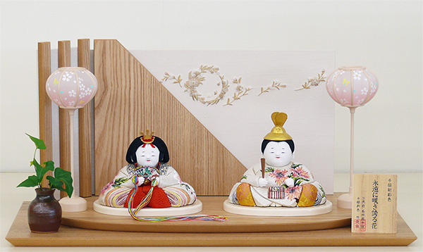 石川潤平工房】木目込ひな人形作品例 セット 岐阜県 美濃加茂市 人形処