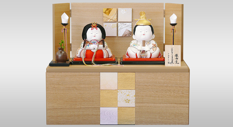 石川潤平工房 木目込ひな人形作品例 岐阜県美濃加茂市 人形処橋本屋