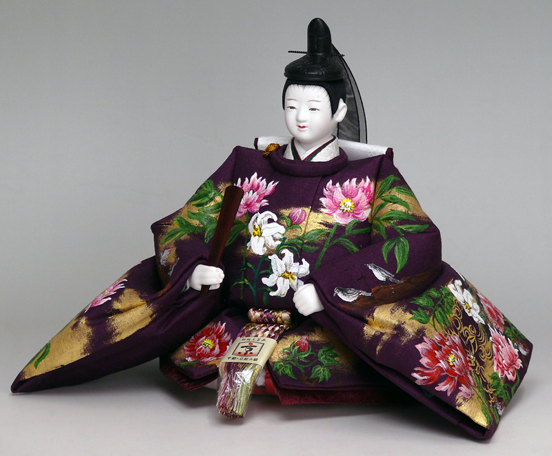 文明館】享保雛 木箱付き 雛人形 男雛 女雛 江戸時代 時代物