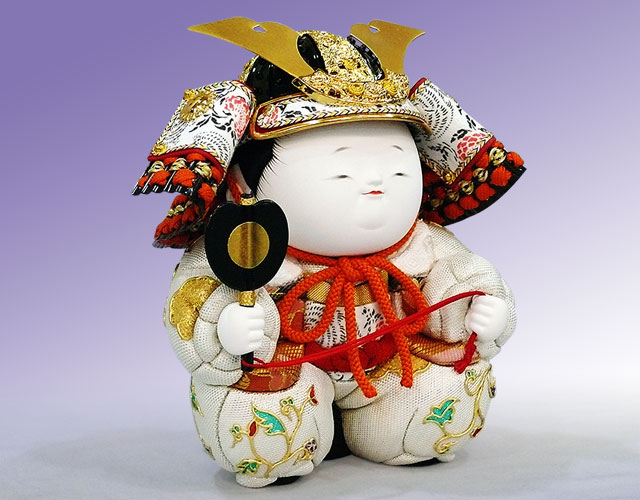 石川潤平作 おぼこ大将 盛上彩色